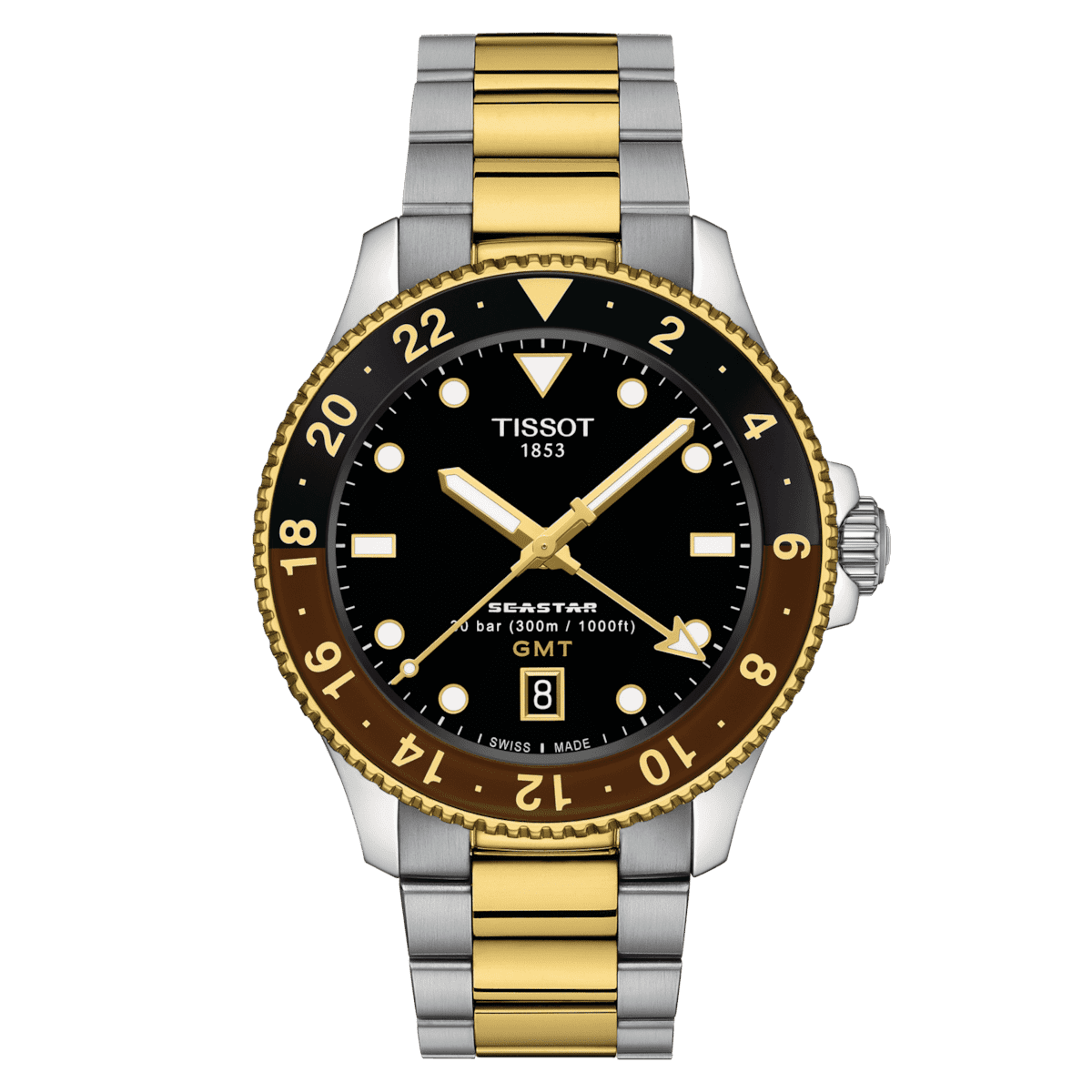 Tissot Seastar 1000 Quartz GMT Men's Watch T120.852.22.051.00