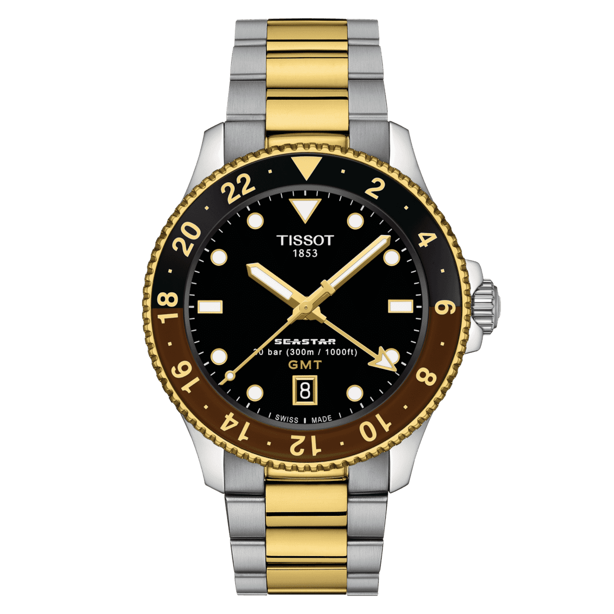 Tissot Seastar 1000 Quartz GMT Men's Watch T120.852.22.051.00