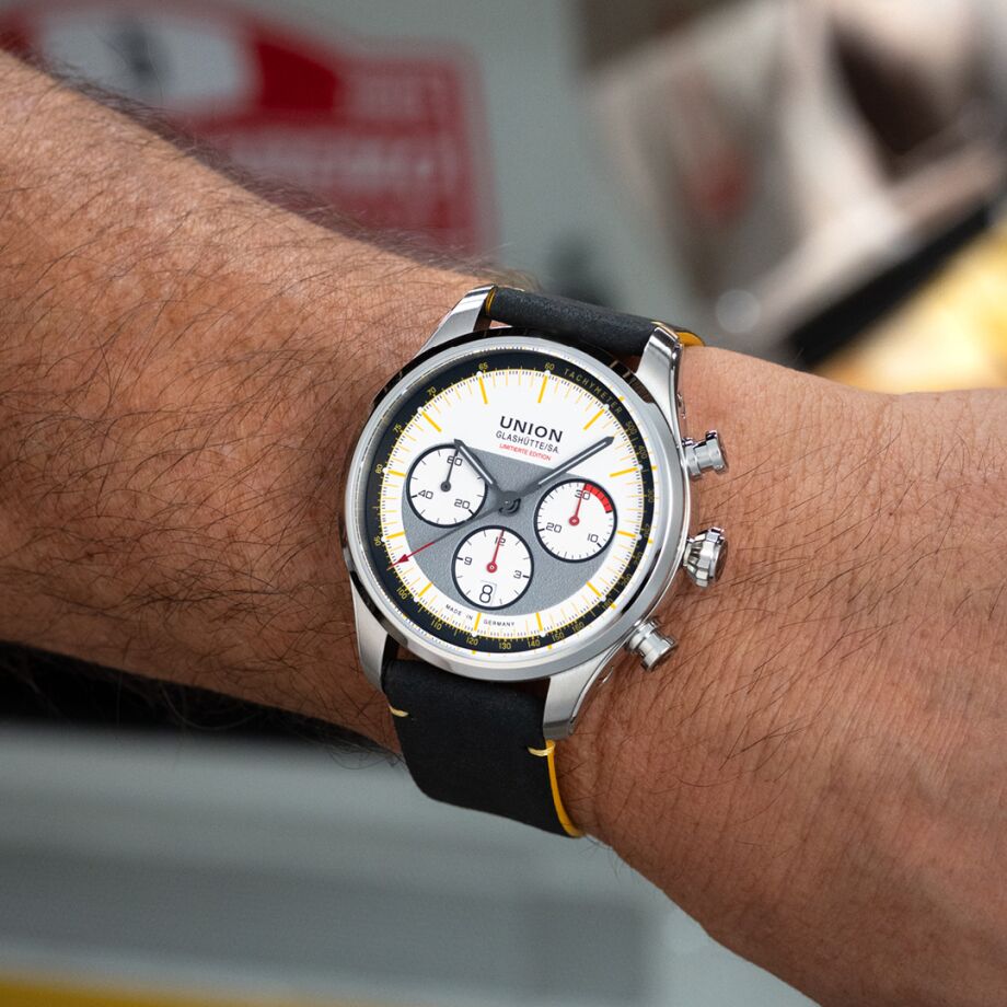 Union Glashütte Belisar Chronograph Limited Edition Silvretta Classic 44 mm, automatic movement, 65-hour power reserve men's watch D009.427.18.011.09