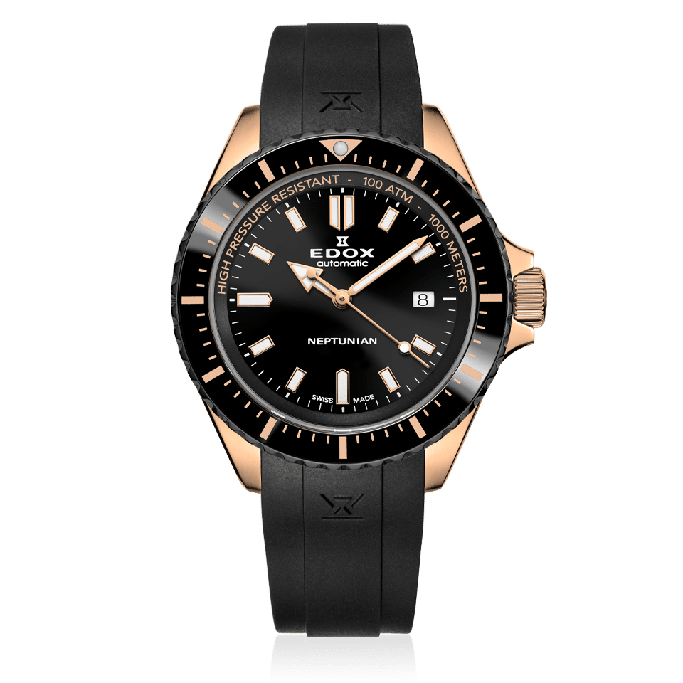 Edox Neptunian men's watch 80120 37RNNCA NIR