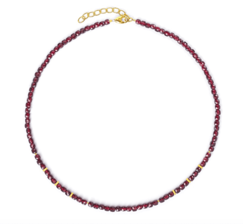 Bernd Wolf Fabricia necklace garnet 8120001776-043