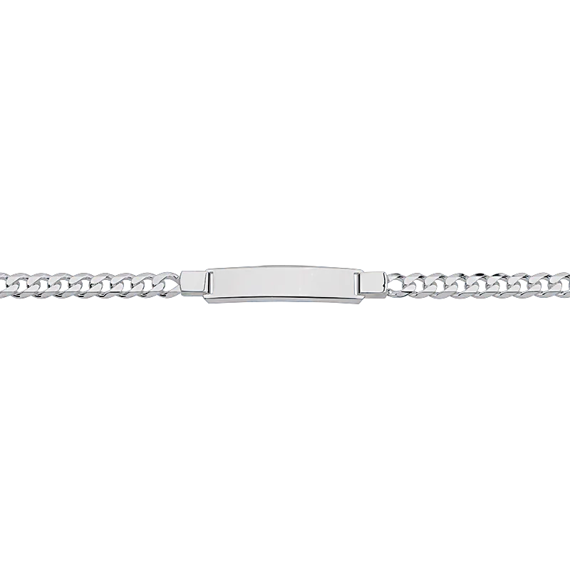 CEM 925 silver identification bracelet 21.5 cm rhodium-plated BIDR904670