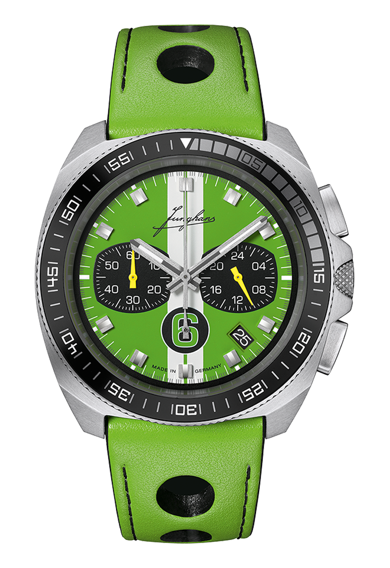 Junghans 1972 Chronoscope Sports Edition 2026, Green, Quartz movement, Limited Edition Men's watch 41/4560.00