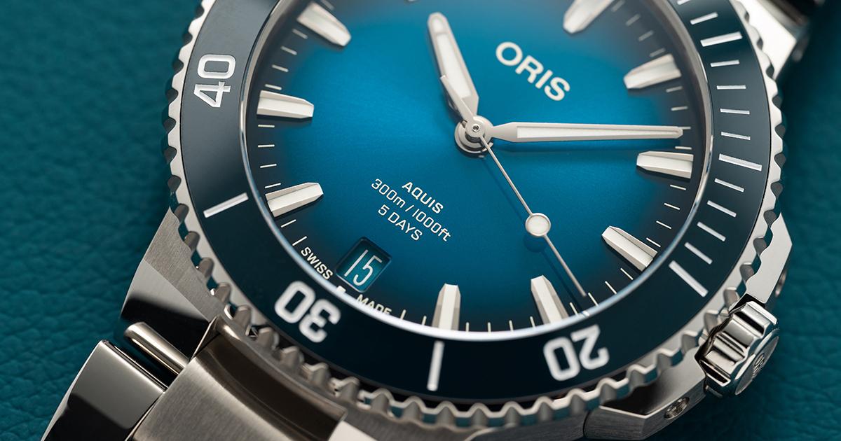 Oris Aquis Date Calibre 400 Automatic men's watch , 01 400 7790 4135-07 8 23 02PEB