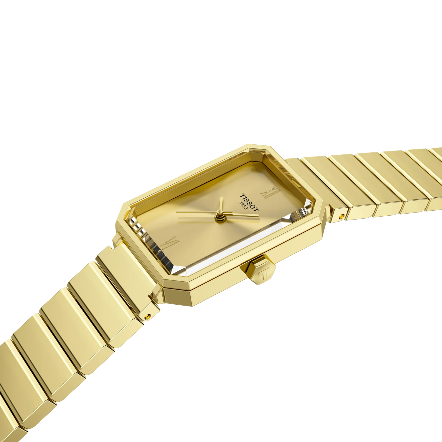 Tissot SRV Swiss quartz movement, gold, 30mm ladies' watch T160.110.33.023.00