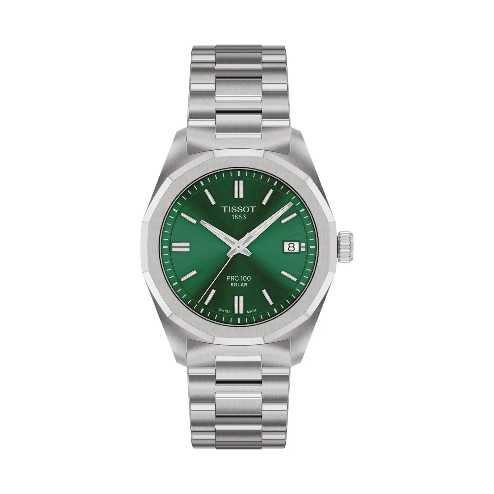 Tissot PRC 100 Solar 34 mm Green Women's Watch T151.822.11.091.00
