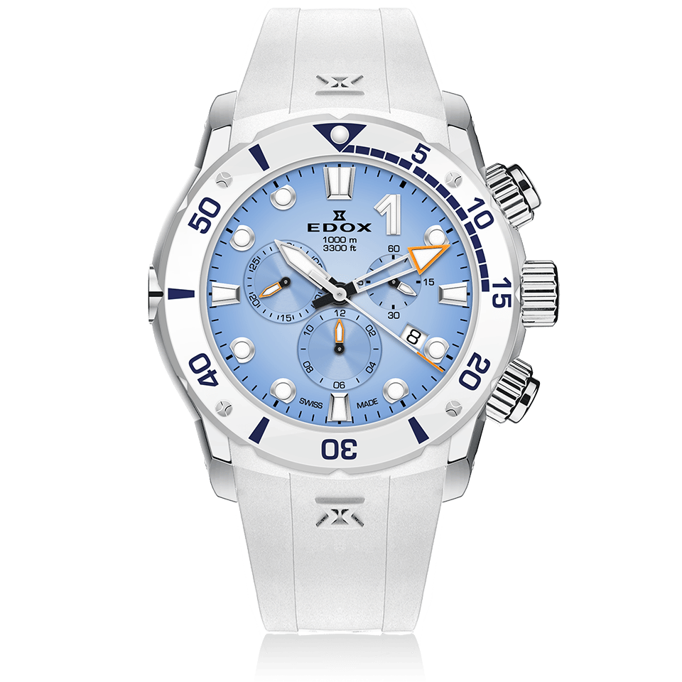 Edox CO-1 Chronograph Men's Watch 10242 TINB BUICDNO