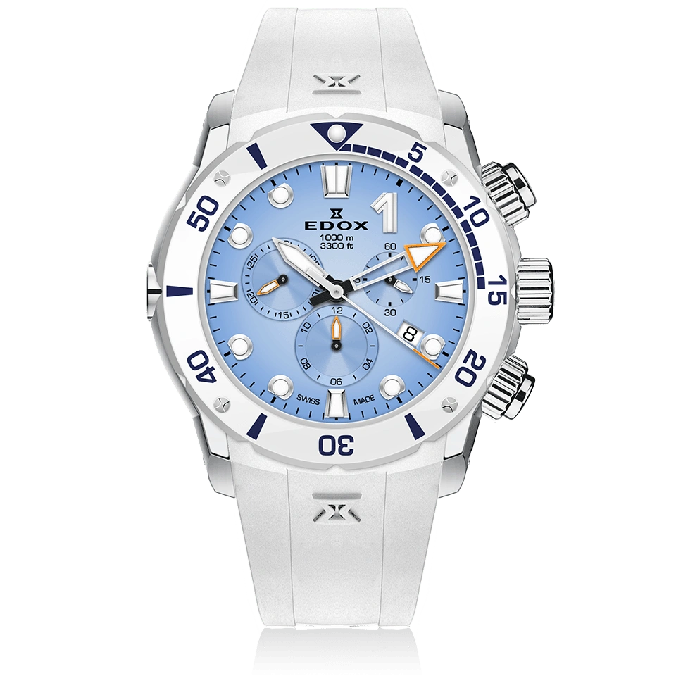 Edox CO-1 Chronograph Men's Watch 10242 TINB BUICDNO