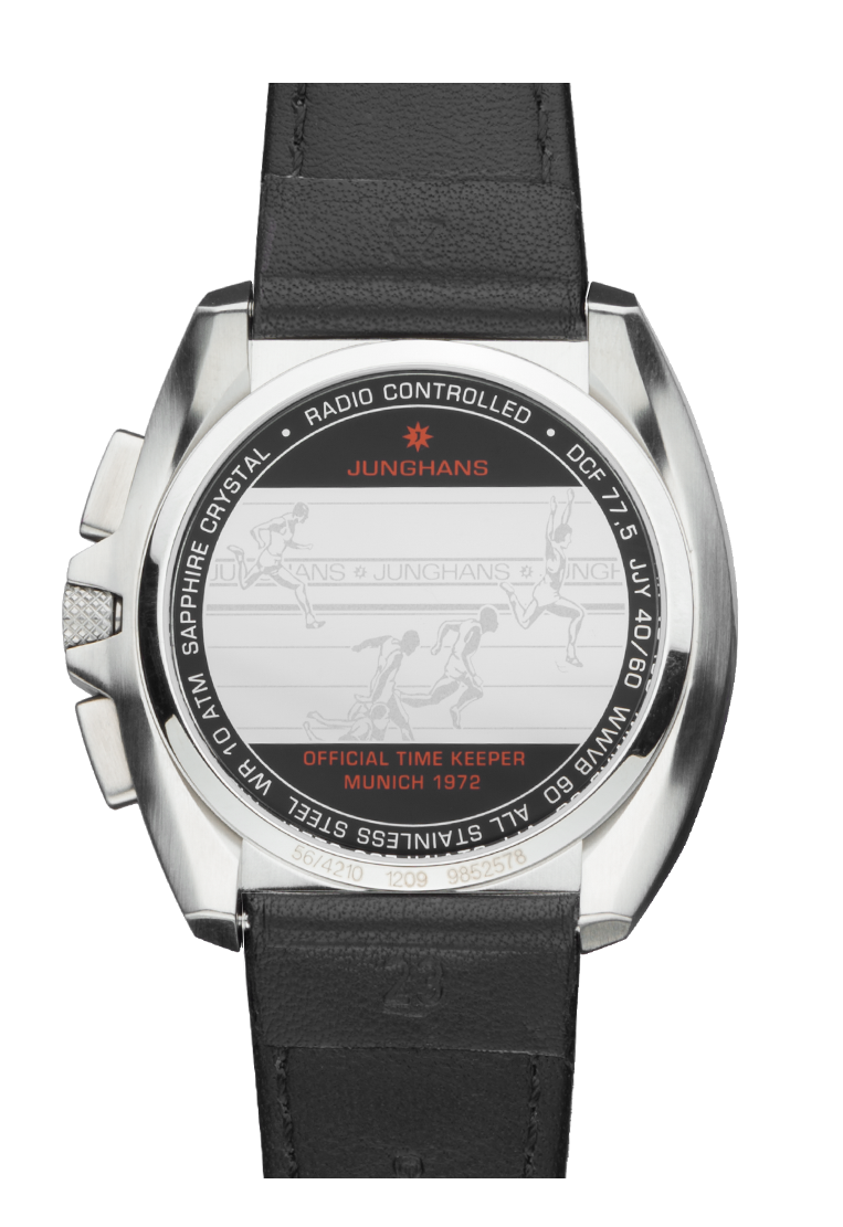 Junghans 1972 Mega Solar, 43mm, multi-frequency radio-controlled solar movement, sapphire crystal men's watch 56/4610.00