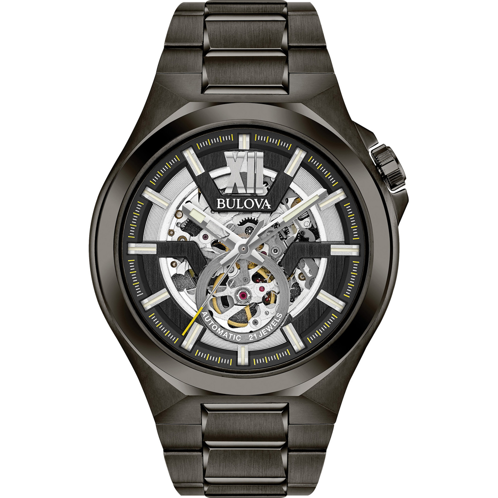 Bulova Maquina Automatik Herrenuhr 98A179