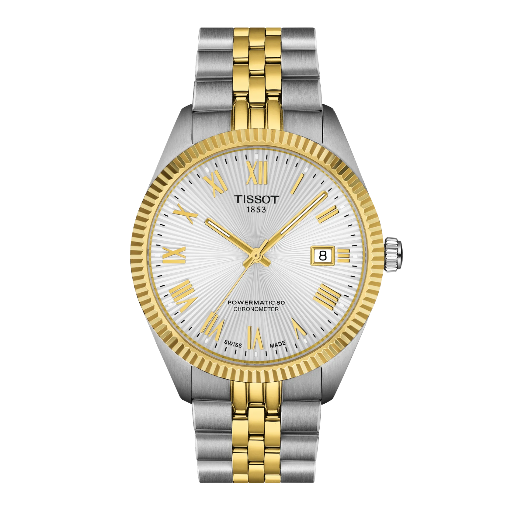 Tissot Ballade Powermatic 80 COSC 39mm Bicolor Men's Watch T156.408.22.033.00