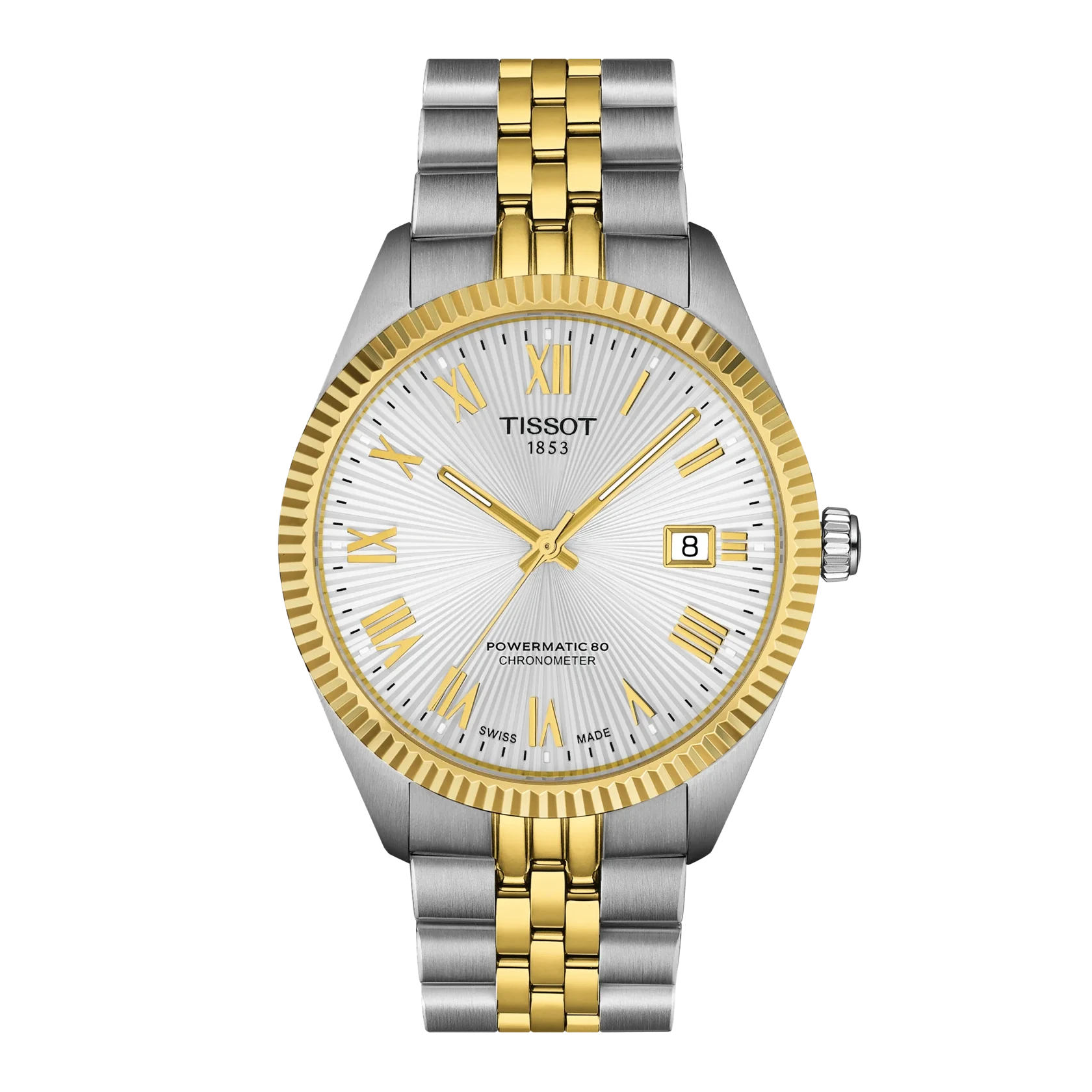 Tissot Ballade Powermatic 80 COSC 39mm Bicolor Men's Watch T156.408.22.033.00