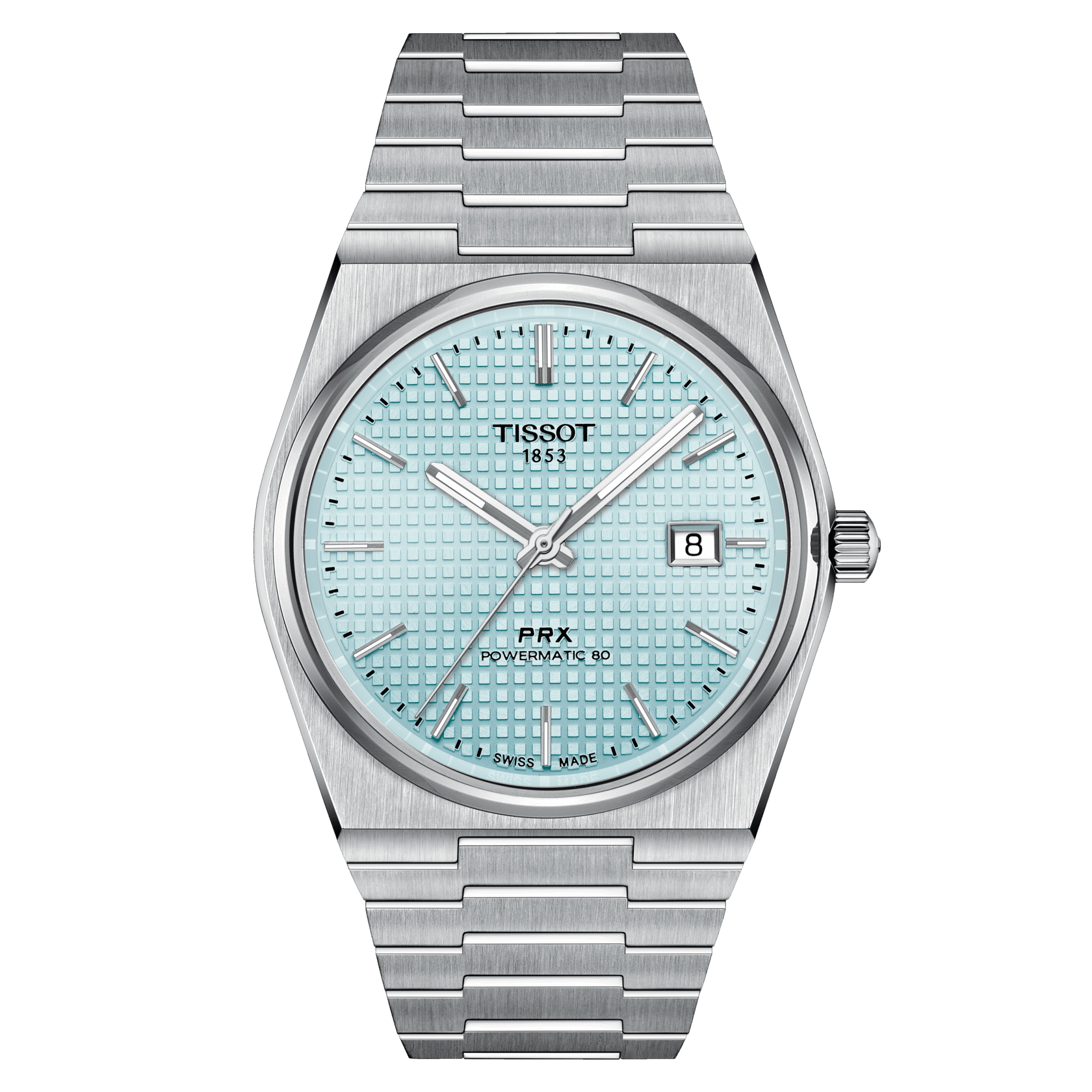 Tissot PRX Powermatic 80 Light Blue Ice Blue Men's Watch T137.407.11.351.00