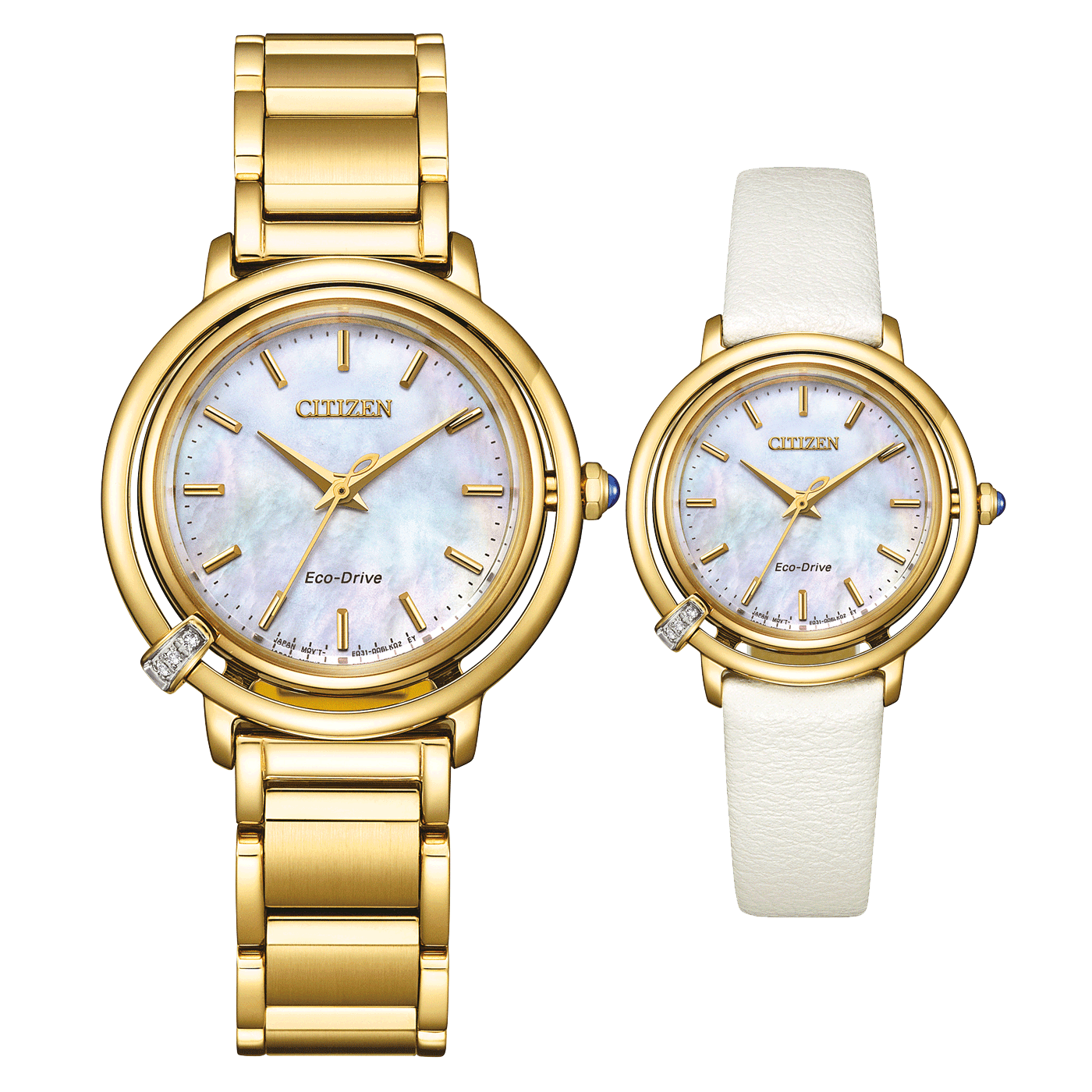 Citizen Eco-Drive Analog ARCLY collection women's watch including interchangeable strap EM1092-64D
