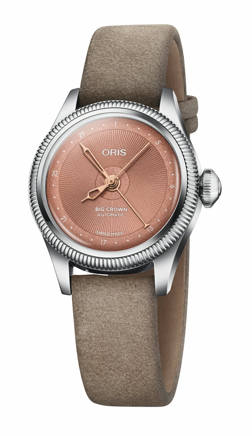 Oris Big Crown Pointer Date 29mm rosé leather strap 01 534 7804 4052-07 5 14 02