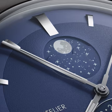 Oris Artelier Complication, 39.50 mm, stainless steel, blue men's watch 01 782 7811 4055-07 8 20 20