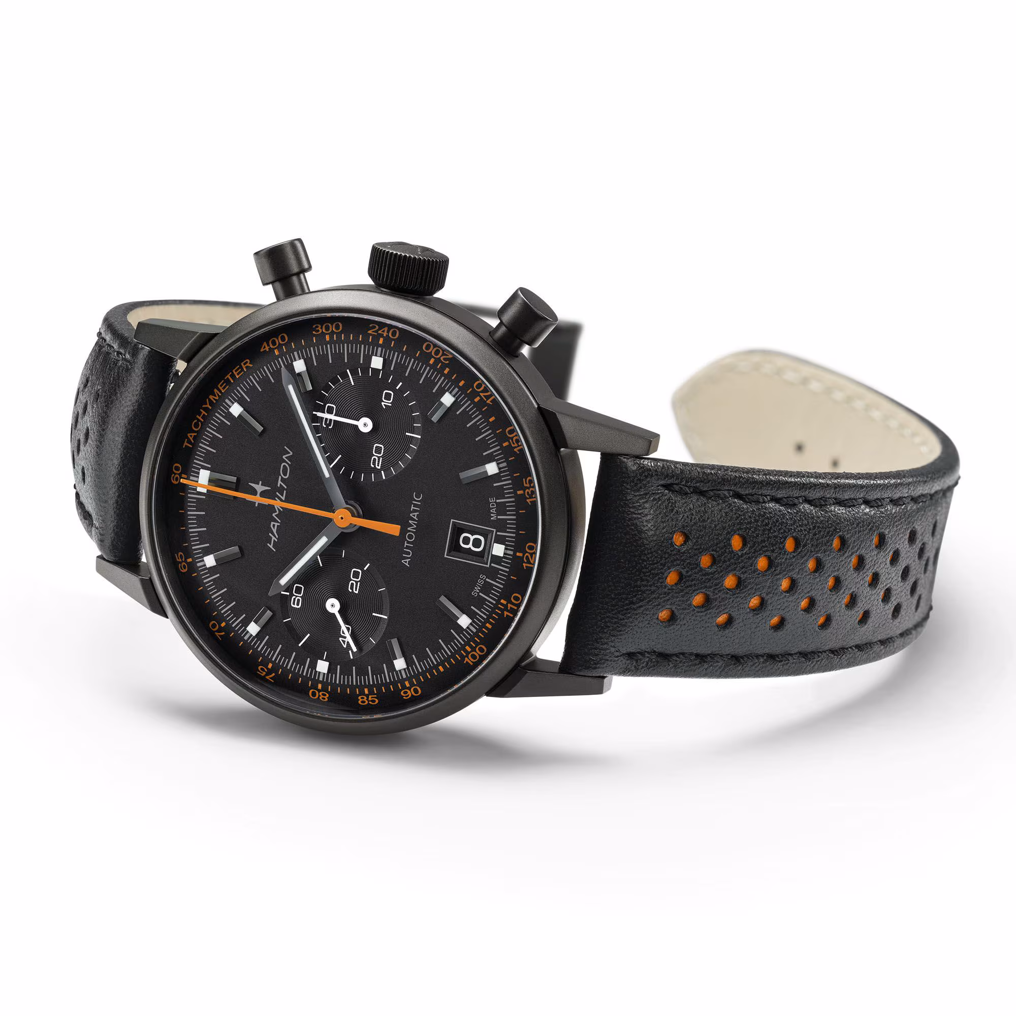Hamilton Intra-Matic Auto Chrono 40 mm red H38446732