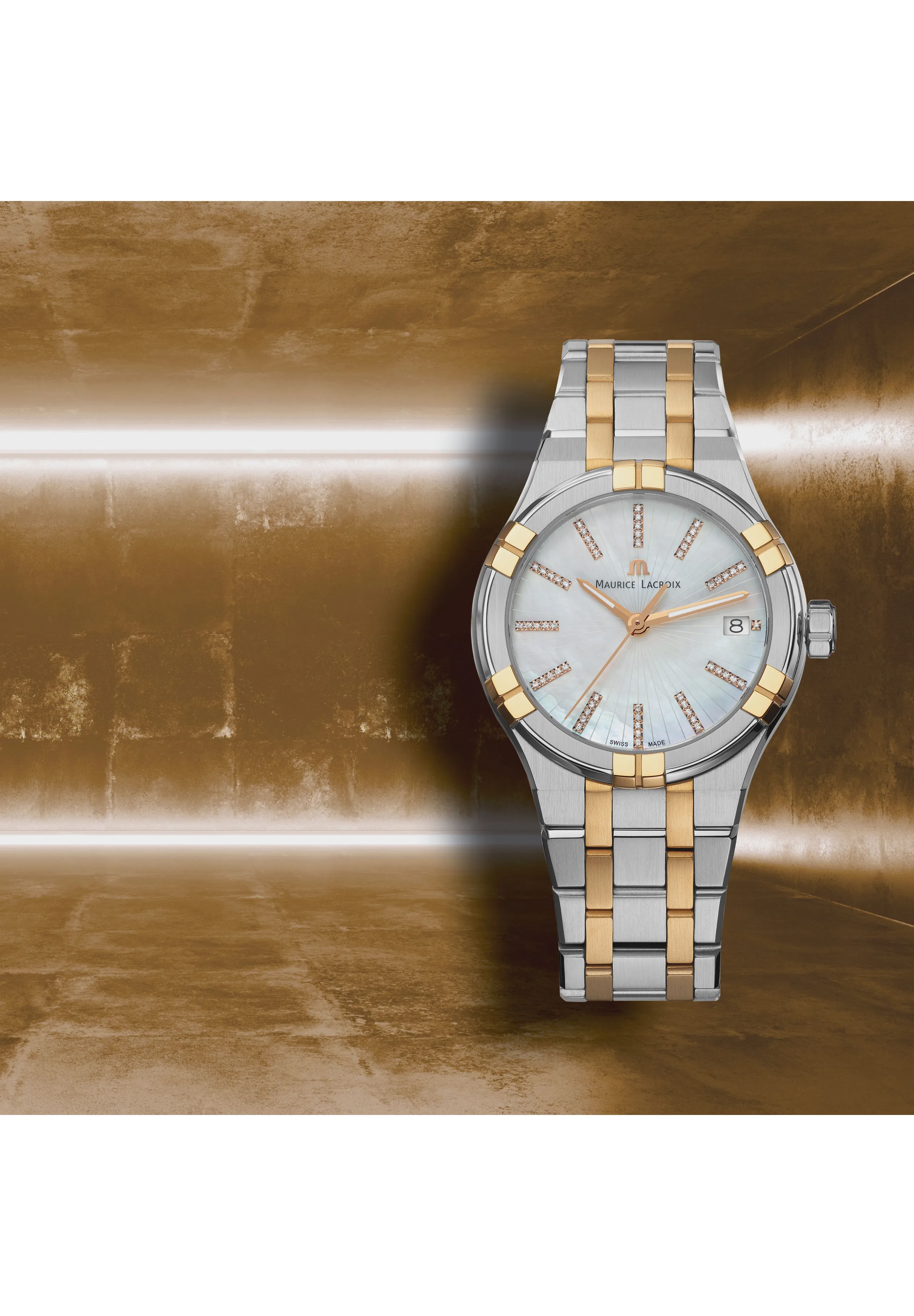 Maurice Lacroix Aikon Date ladies watch AI1106-PVPD2-170-1