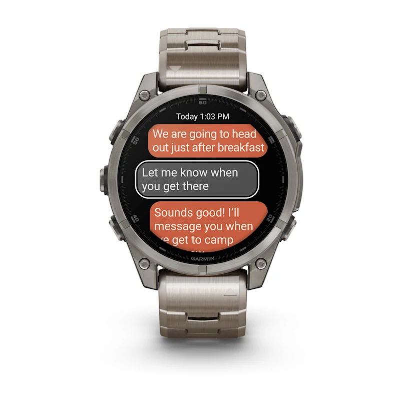 Garmin fēnix® 8 - 47 mm AMOLED Sapphire Graphite/Titanium Titan 010-02904-40