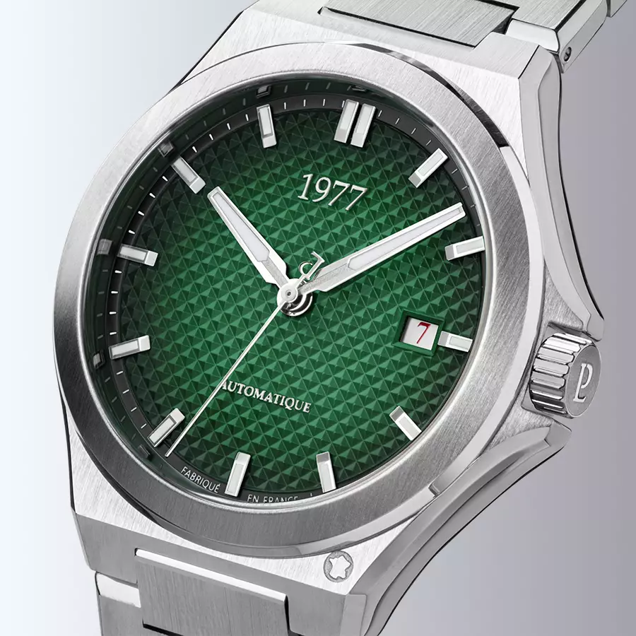 1977 ARSENE Automatique, 41 MM, Cadran Vert, Bracelet Acier 904L Men's Watch 1977P02171