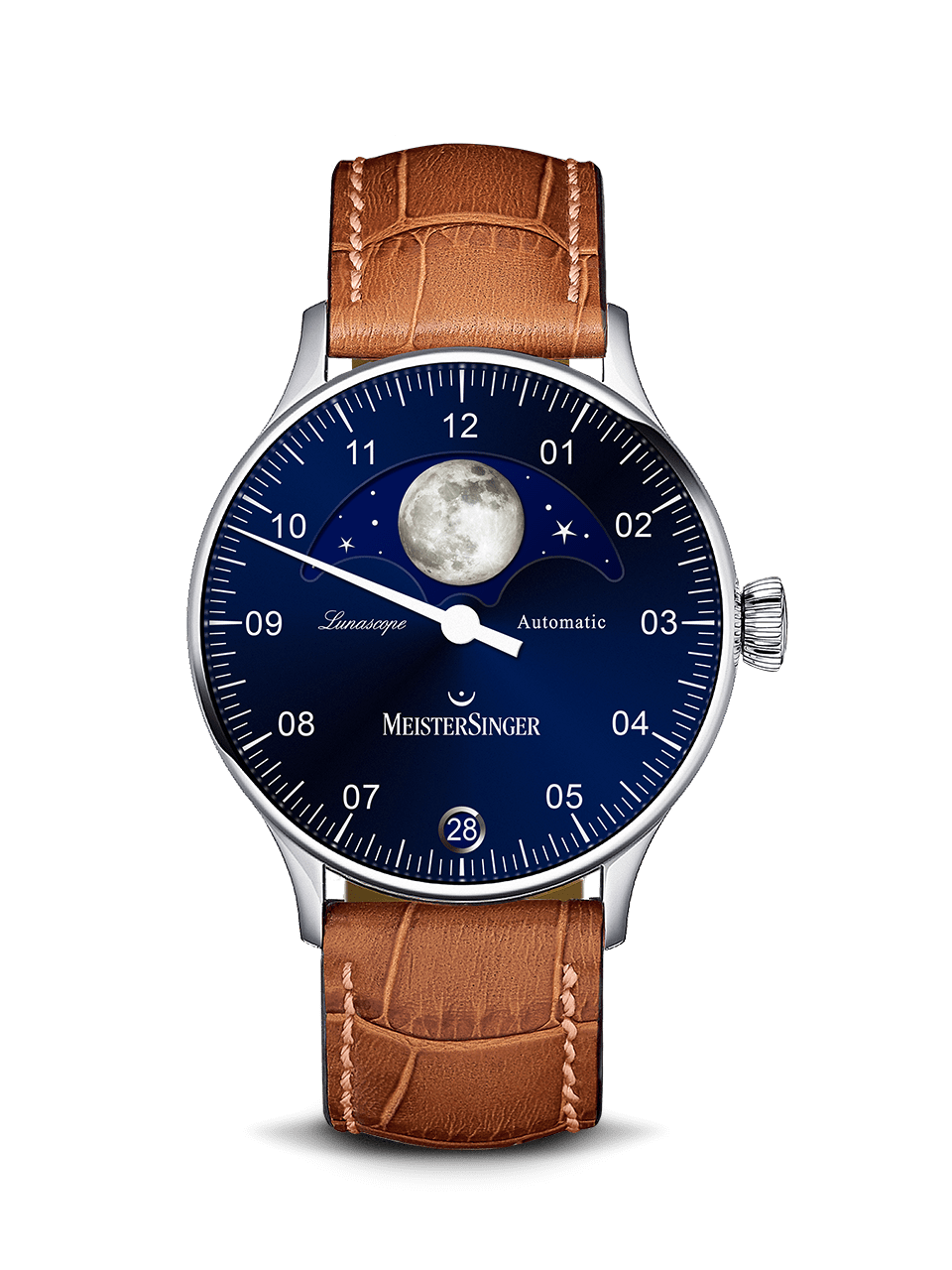 Meister Singer Lunascope Automatic MS Luna Men's Watch LS908