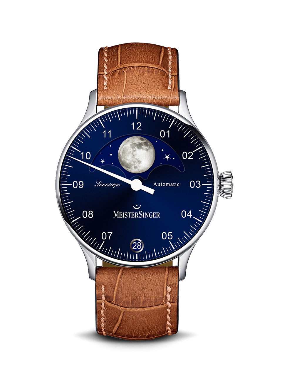 Meister Singer Lunascope Automatic MS Luna Men's Watch LS908