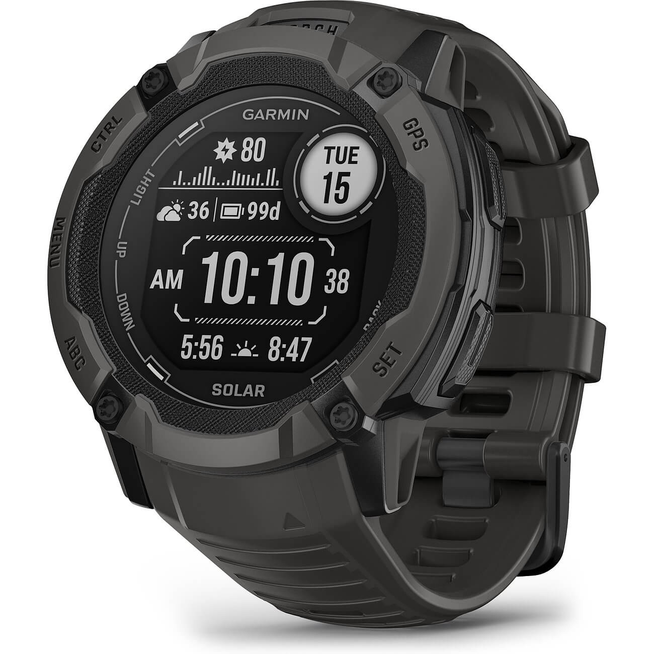 Garmin Instinct 2X Solar Graphite Men's Watch 010-02805-00
