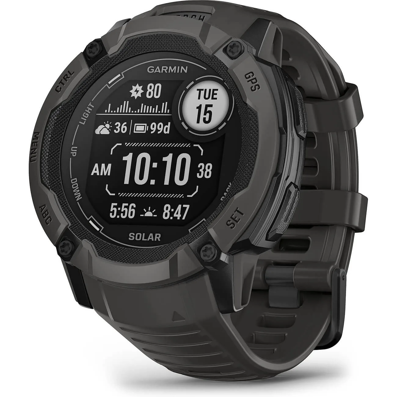 Garmin Instinct 2X Solar Graphite Men's Watch 010-02805-00