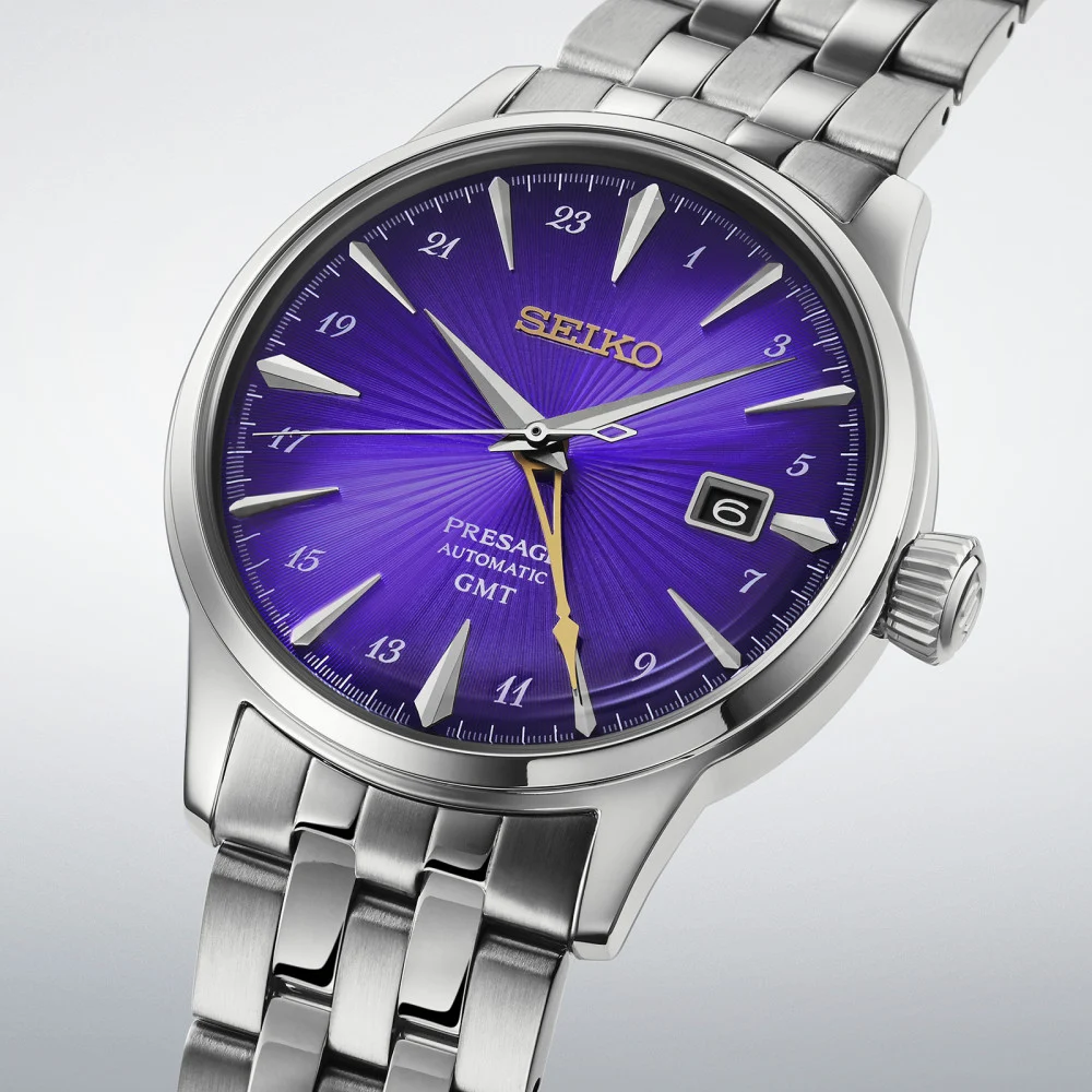 Seiko Presage Cocktail Time GMT Seiko 145th Anniversary Limited Edition 40mm Men's Watch HCB006J1