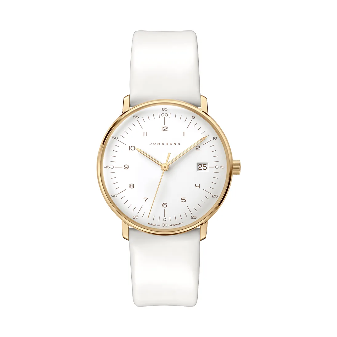 Junghans max bill Ladies Quartz Sand Gold Womens Watch 47/7451.02