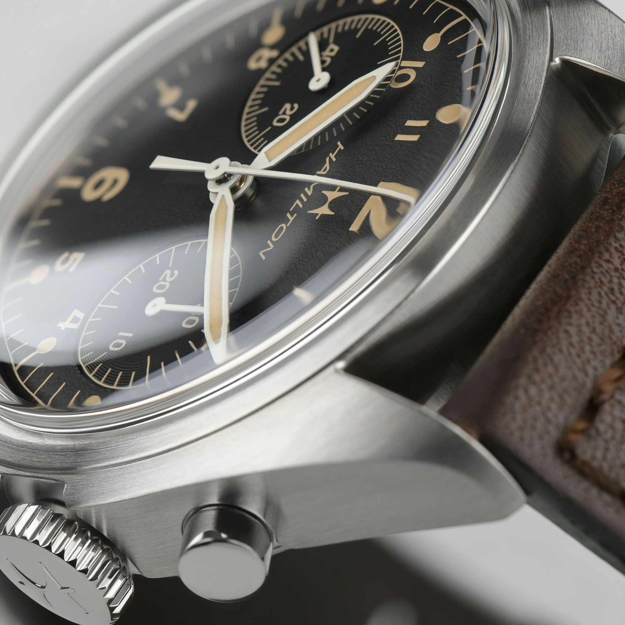 Hamilton Khaki Pilot Pioneer Mechanical Chrono H76409530 Men's Watch