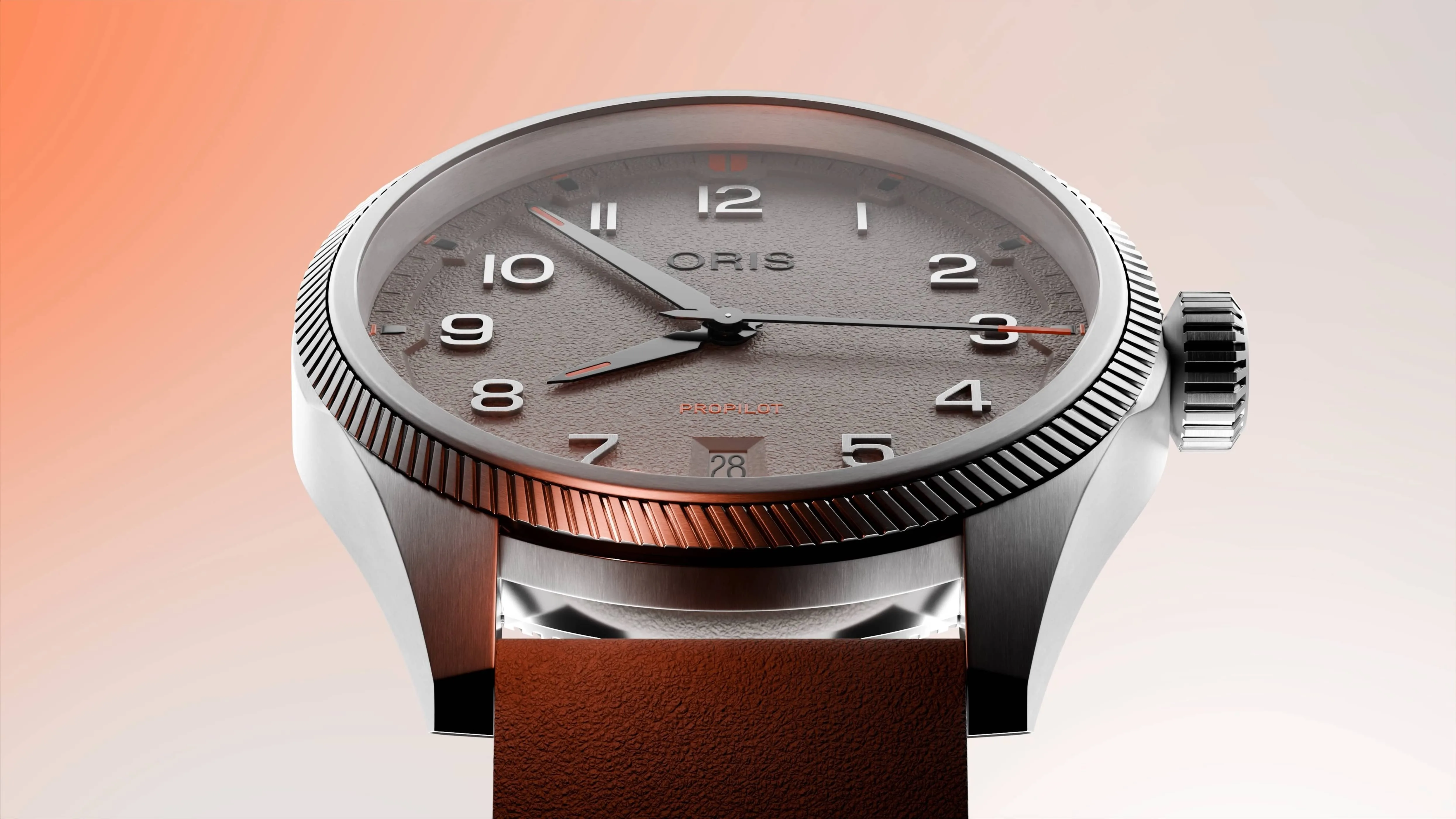 Oris ProPilot Date men's watch 01 733 7805 4163-07 6 ​​20 15LC