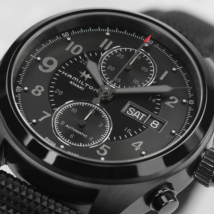Hamilton Khaki Field Day Date Automatic Chronograph H71626735 Men's Watch