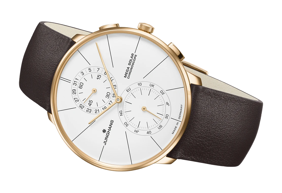 Junghans Meister Fine Chronoscope Mega Solar Men's Watch 059/7201.00