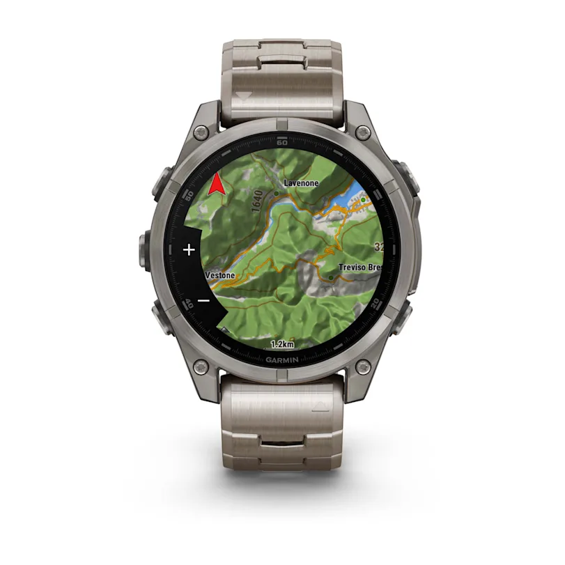 Garmin fēnix® 8 - 47 mm AMOLED Sapphire Graphite/Titanium Titan 010-02904-40
