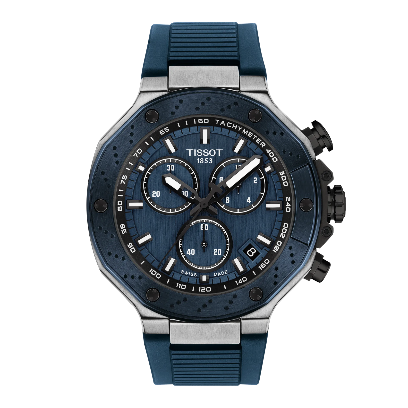Tissot T-Race Swiss Made Quartz Movement, 45mm, Blue Men's Watch T141.417.27.041.00