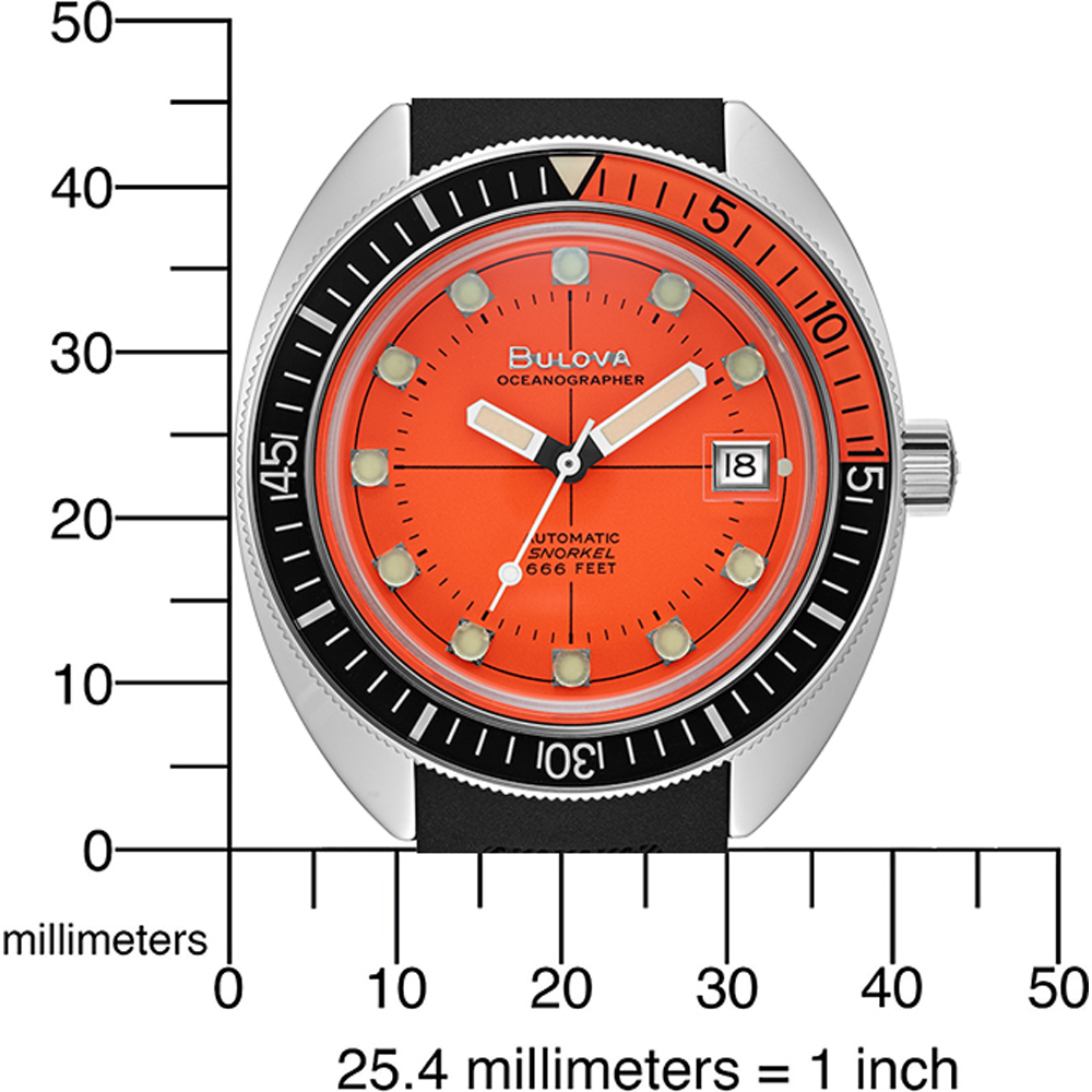 Bulova men's watch Oceanographer automatic 96B350