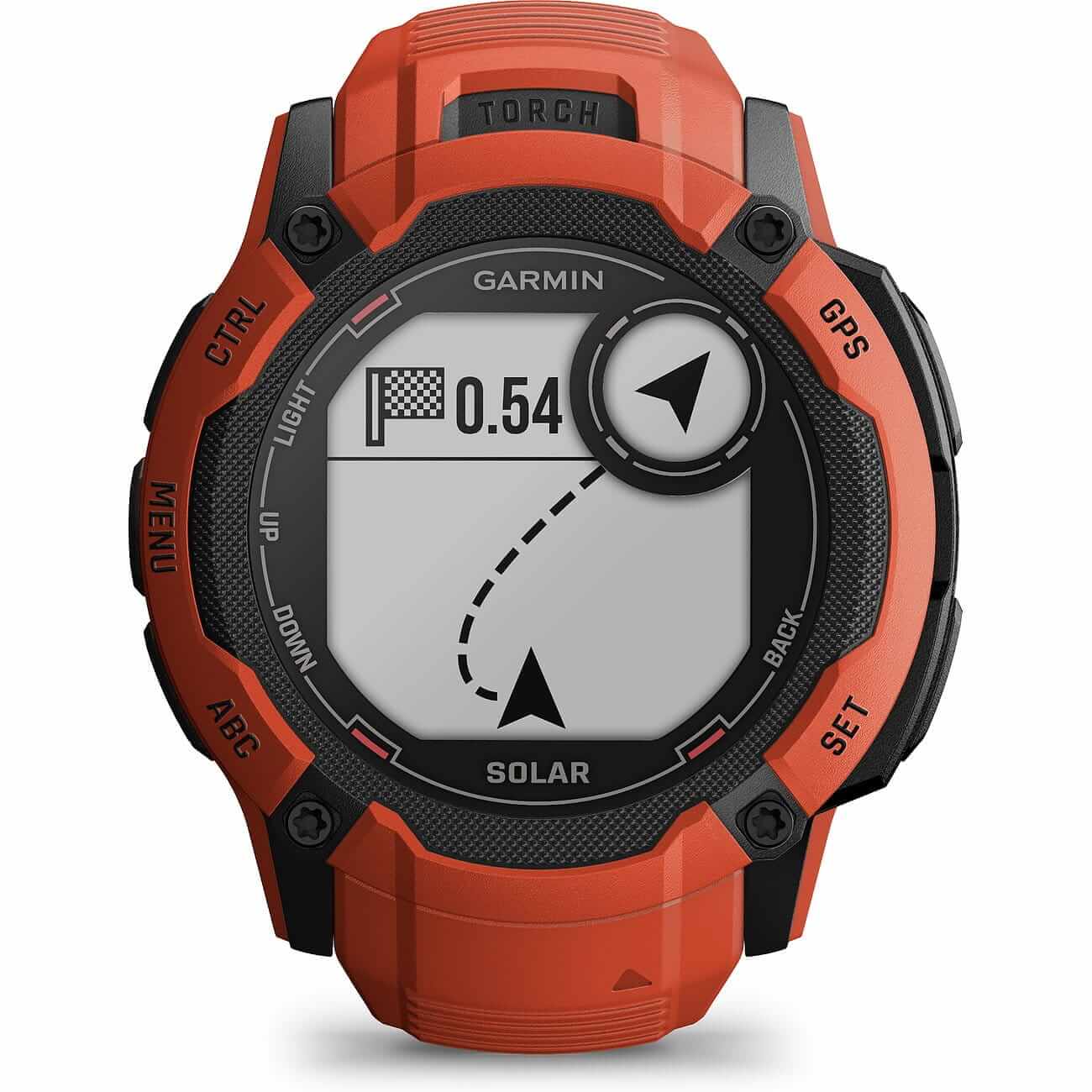 Garmin Instinct 2X Solar Red Men's Watch 010-02805-01
