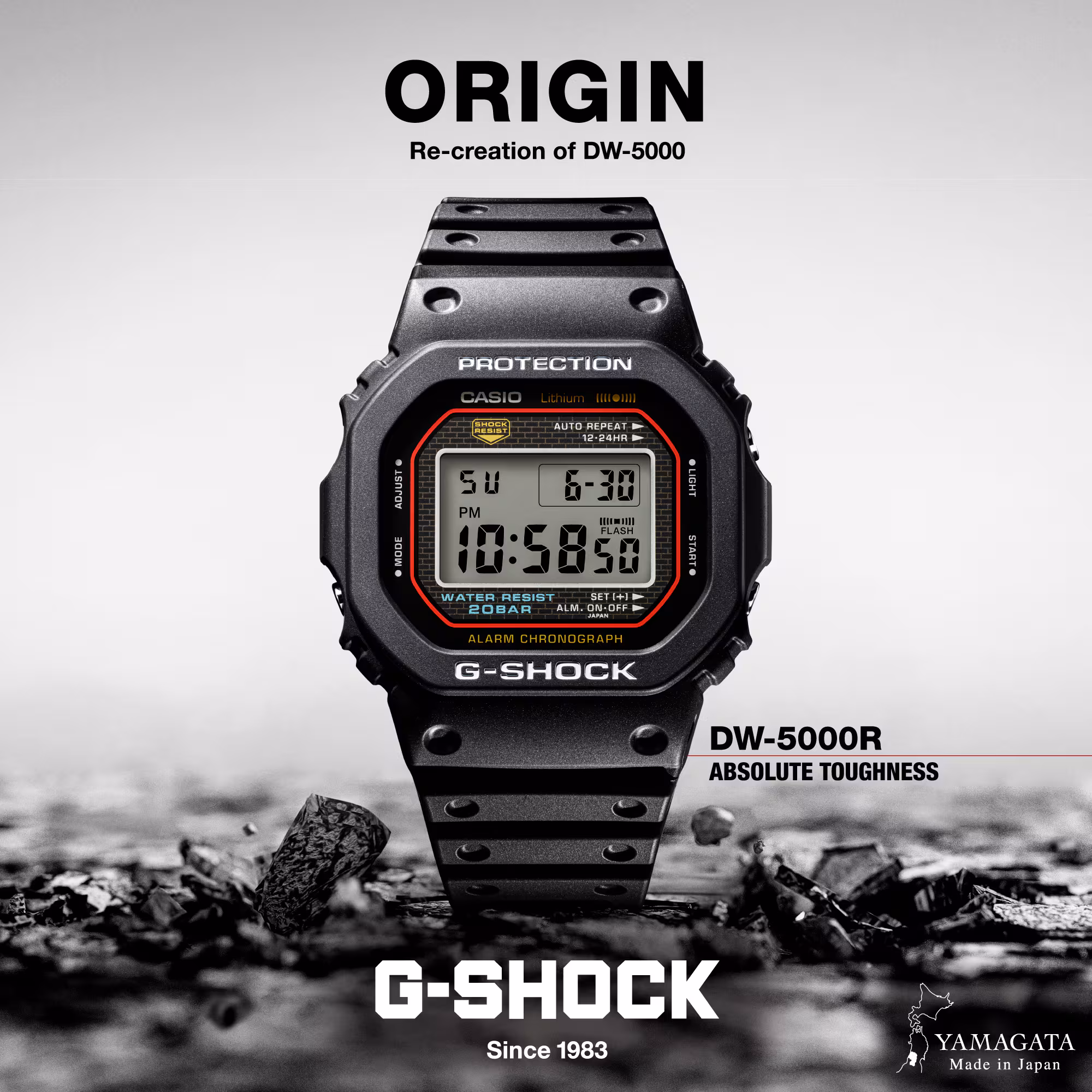 G-Shock DW-5000 SERIES Men's Watch DW-5000R-1A