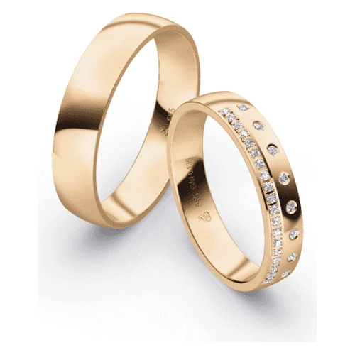 First Individual Love 3D Summer – One pair of wedding rings Rauschmayer 72-04041 / 73-04041