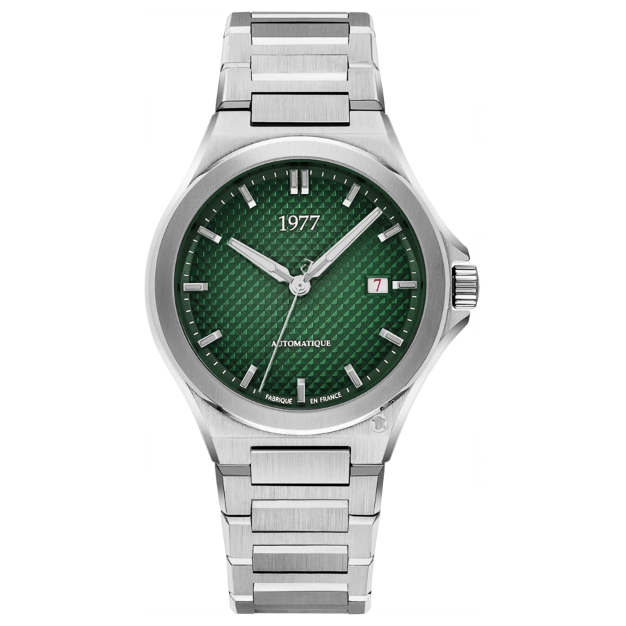 1977 ARSENE Automatik, 41 mm, Zifferblatt Grün, Edelstahlband 904L, Men's Watch 1977P02171