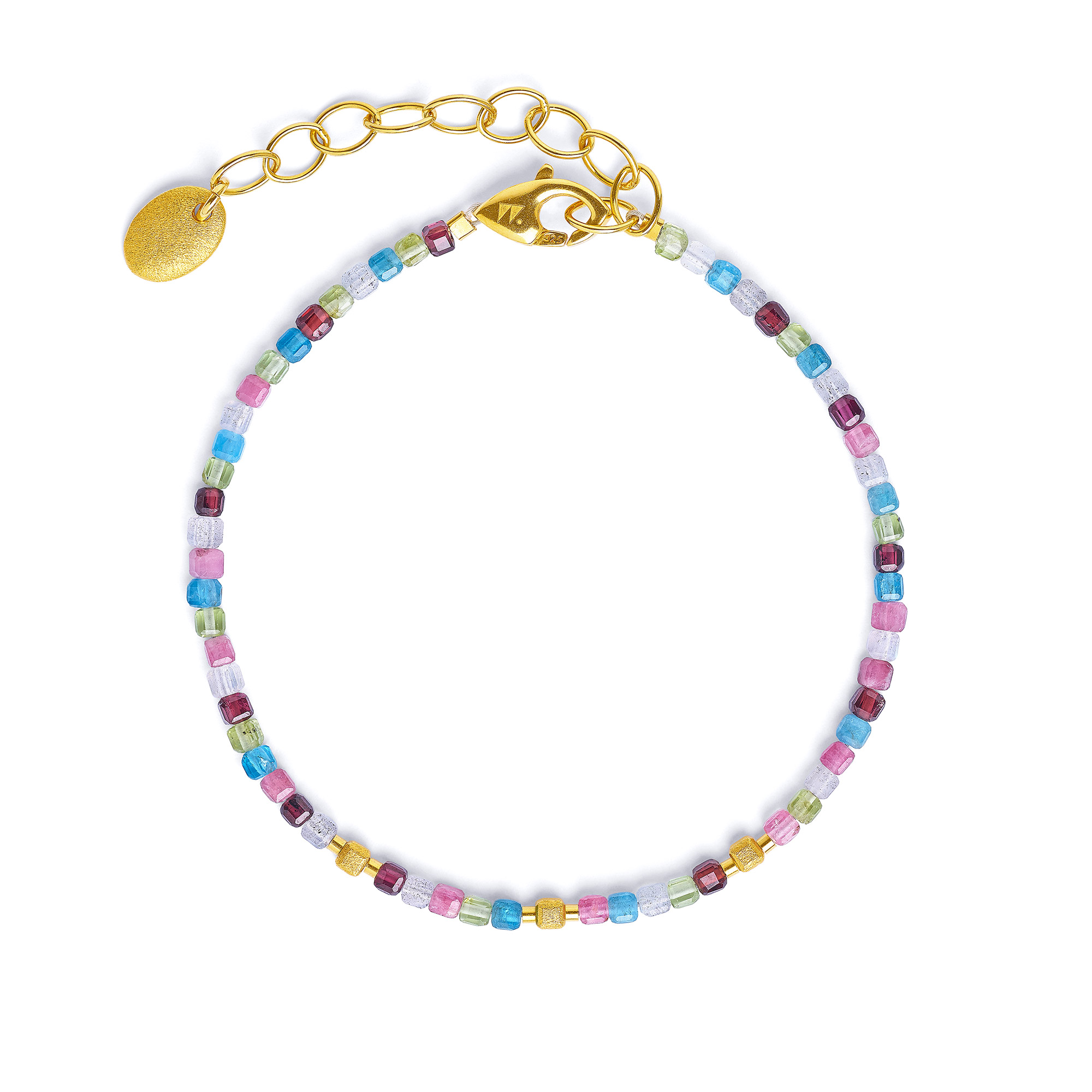 Bernd Wolf bracelet Cusevi design line Cubes bracelet multicolor