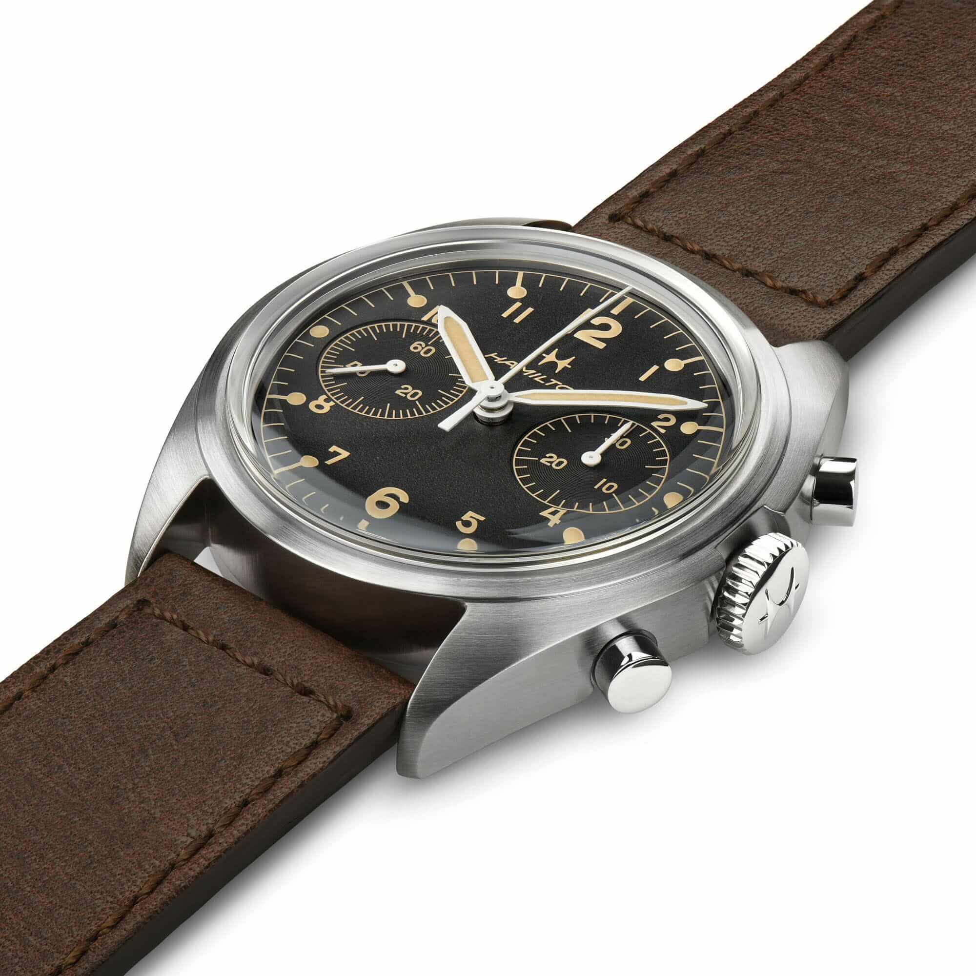 Hamilton Khaki Pilot Pioneer Mechanical Chrono H76409530 Men's Watch