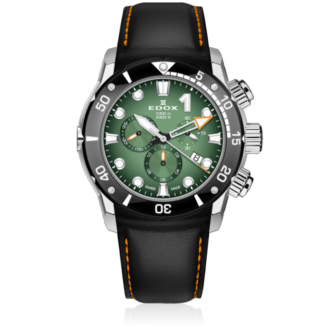 Edox CO-1 Chronograph Men's Watch 10242 TIN VIN