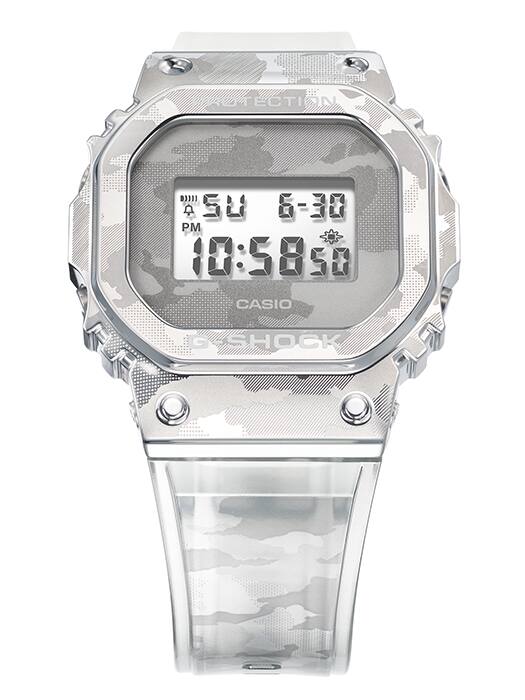 Casio G-Shock Men's Watch Limited Edition Skeleton Camouflage GM-5600SCM-1ER