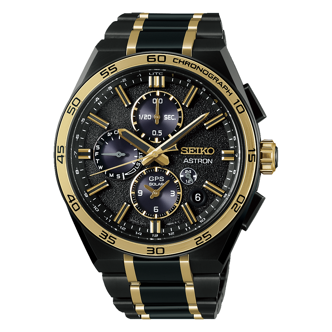 Seiko ASTRON GPS Solar Dual Time Chronograph 145th Anniversary Limited Edition Men's Watch SSH186J1