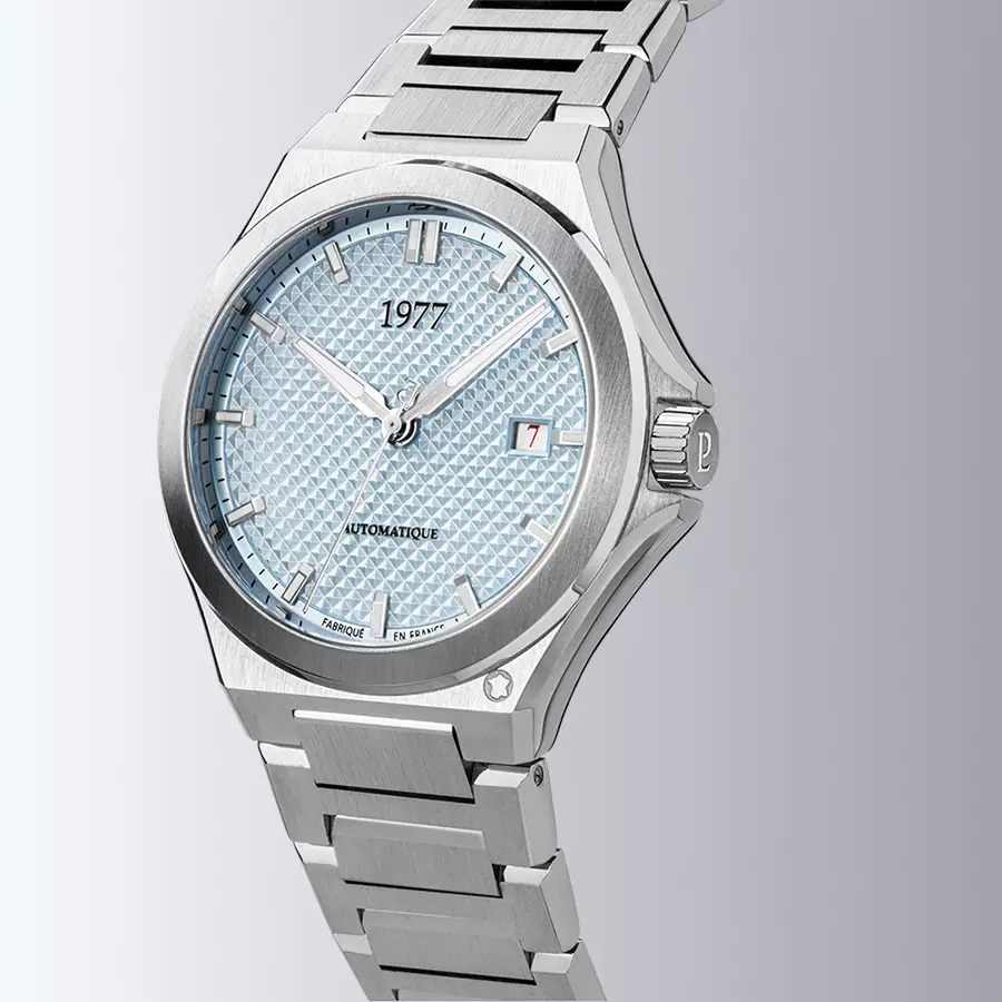 1977 ARSENE Automatique, 41 MM, Cadran Bleu Glacier, Bracelet Acier 904L Men's Watch 1977P02191