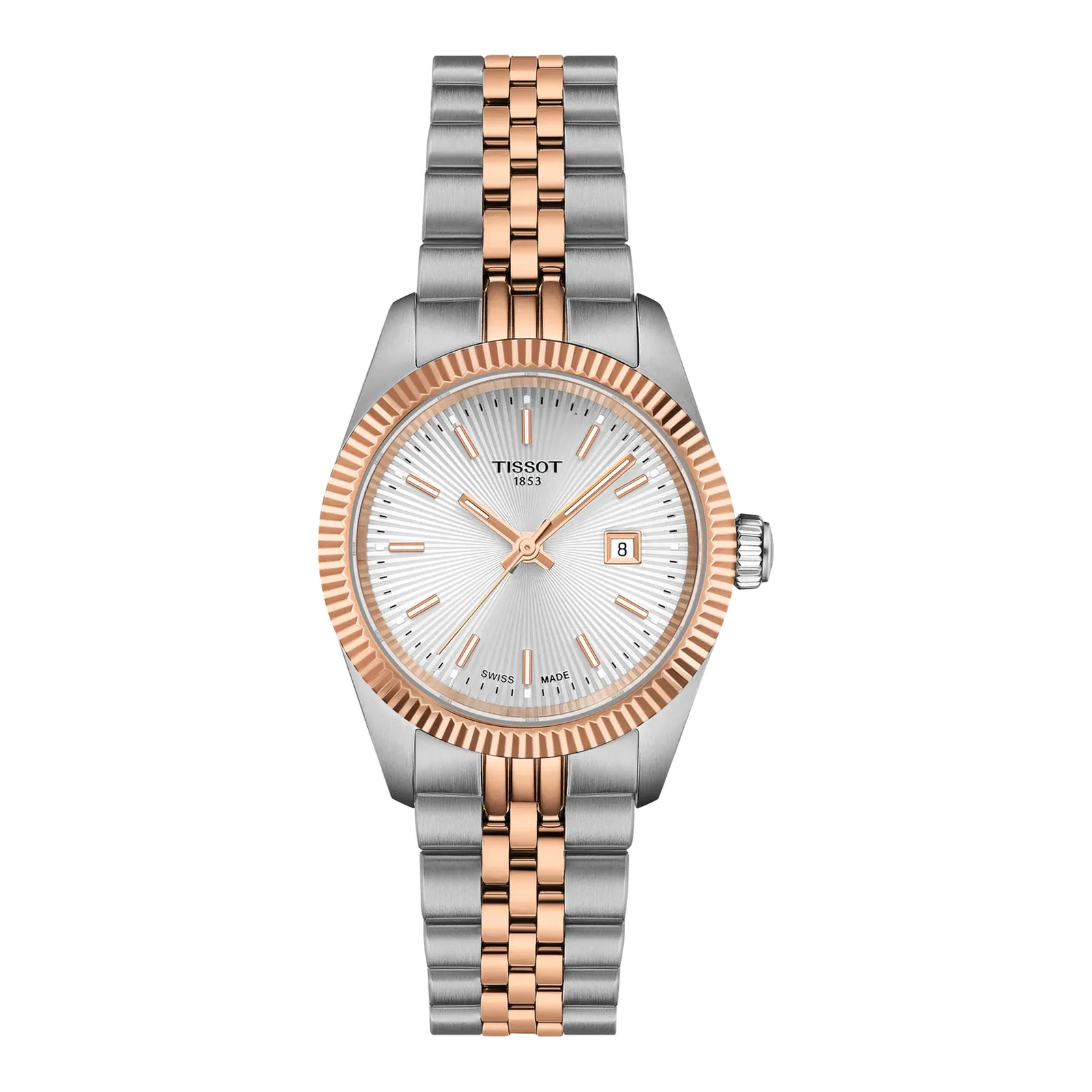 Tissot Ballade Quartz 30 mm Two Tone Rose Gold Women’s Watch T156.010.22.031.01