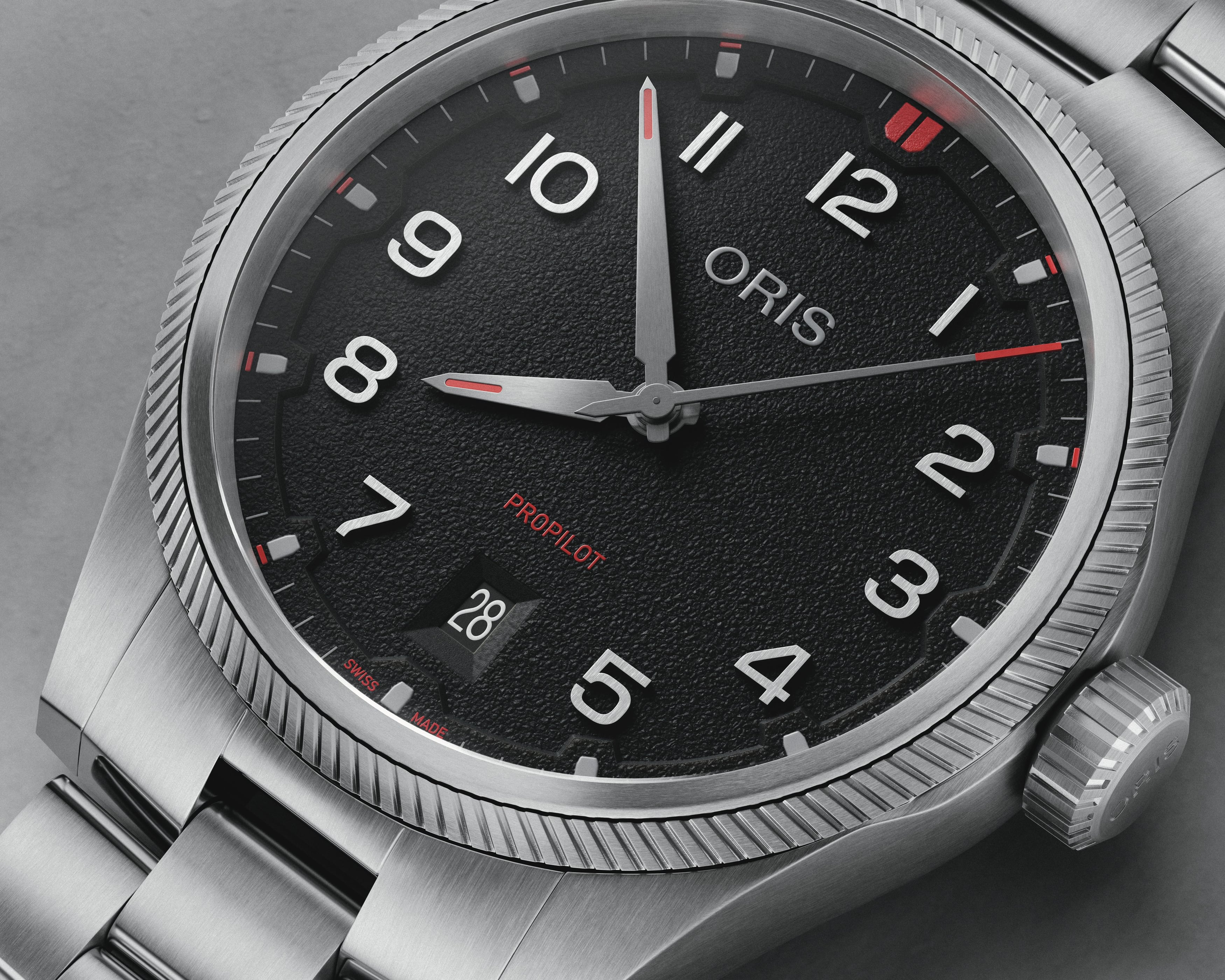 Oris ProPilot Date men's watch 01 733 7805 4164-07 8 20 04LC