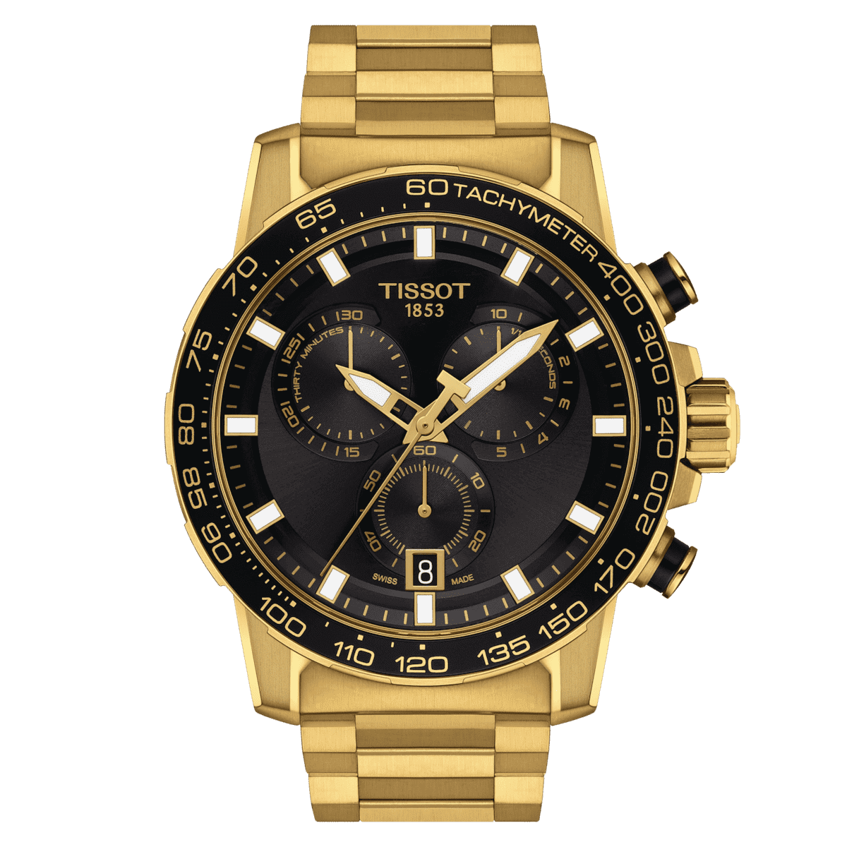 Tissot Supersport Chrono gold men's watch T125.617.33.051.01
